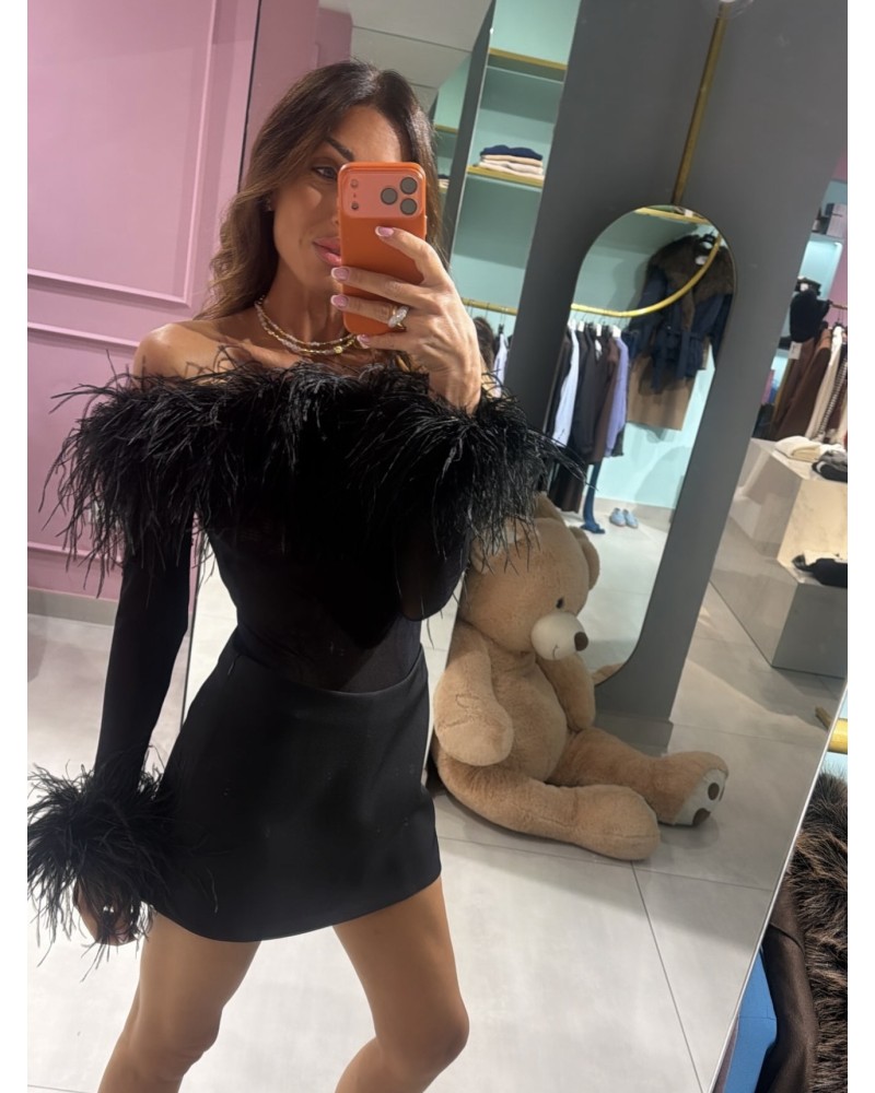 Body con piume