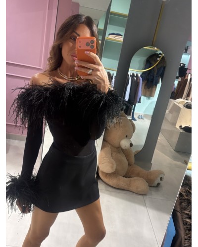 Body con piume