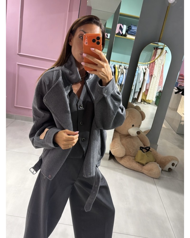 Chiodo lana e cashmere