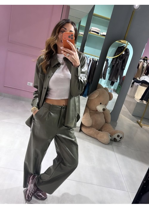 Camicia ecopelle