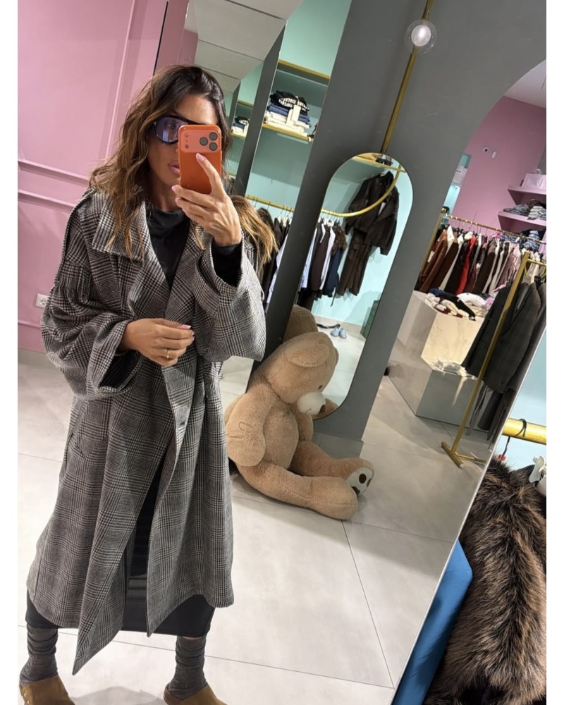 Cappotto manica sbuffo