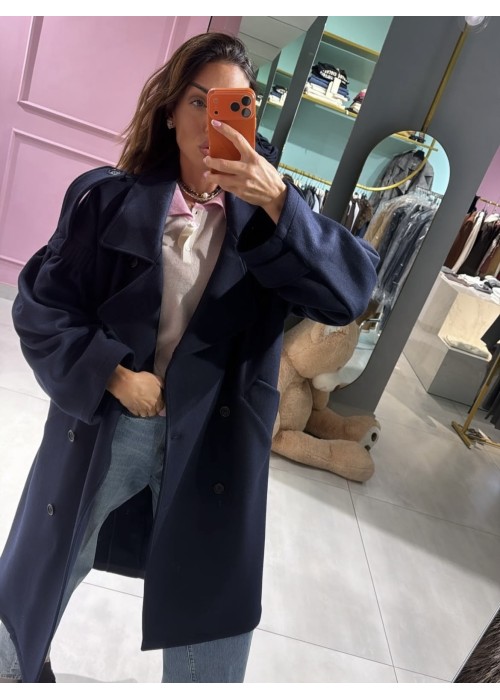Cappotto manica sbuffo