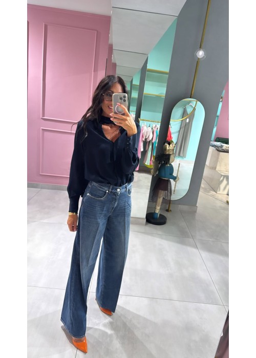 blusa con foulard