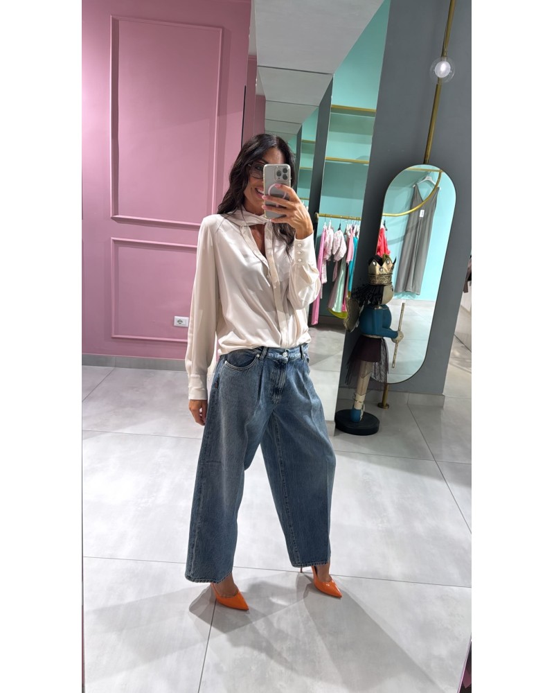 blusa con foulard