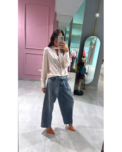 blusa con foulard