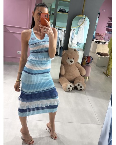 Abito in maglia midi