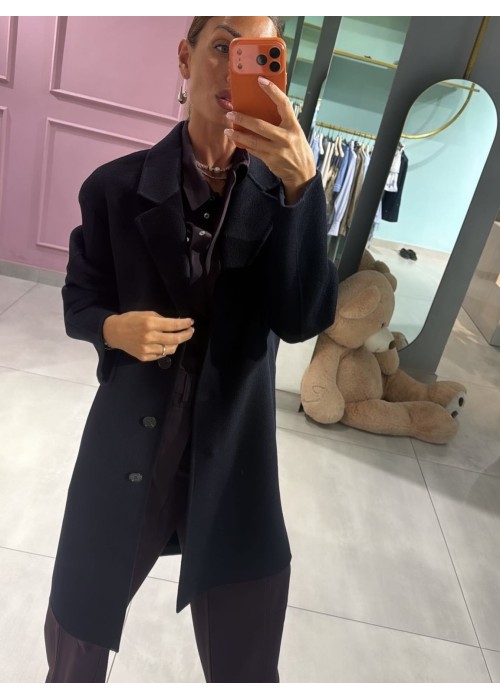 Cappotto monopetto sfoderato