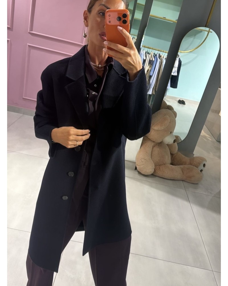 Cappotto monopetto sfoderato