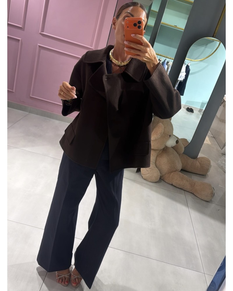 Cappotto corto sfoderato